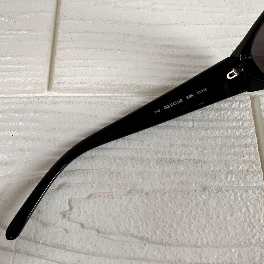 希少 GUCCI GG2451/S シェリー 黒 サングラス ユニセックス