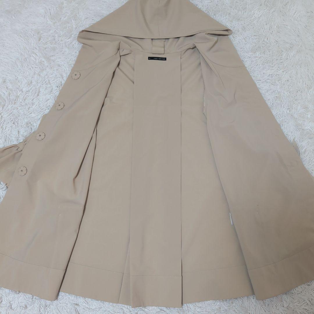 フォクシーニューヨーク♡スプリングコート 38 ベージュ Aライン