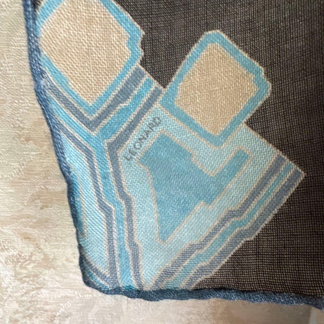 レオナールMADE IN ITALY 70%カシミヤ30%シルク ロングショール