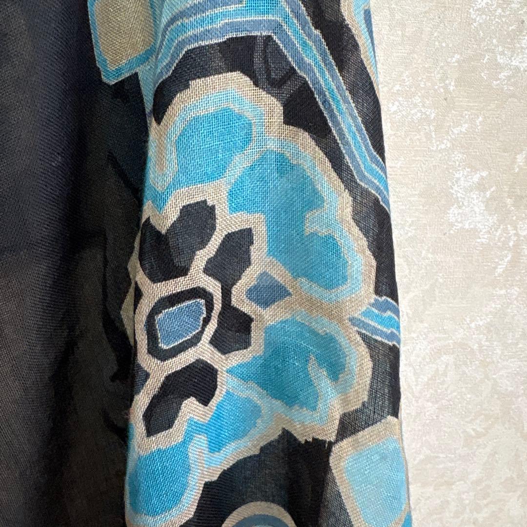 レオナールMADE IN ITALY 70%カシミヤ30%シルク ロングショール