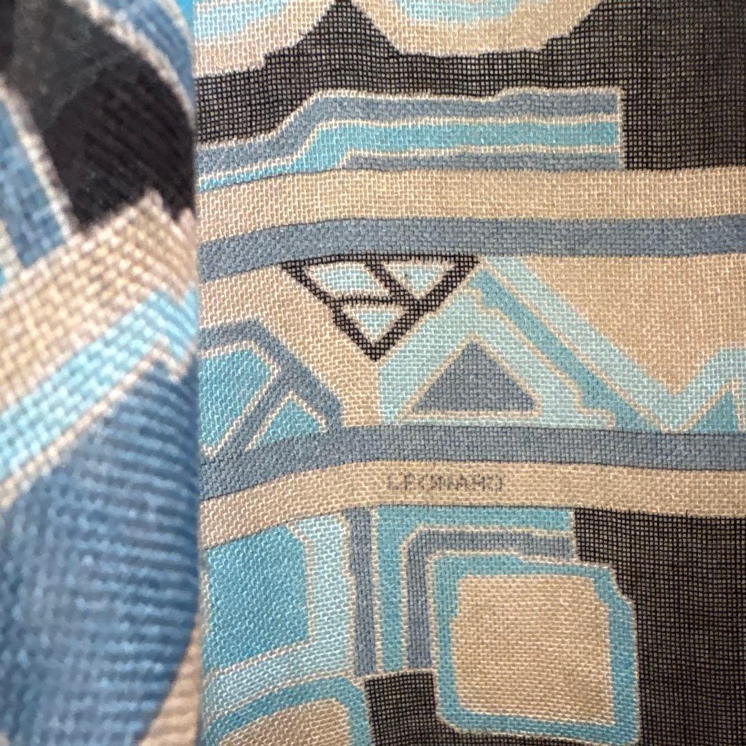 レオナールMADE IN ITALY 70%カシミヤ30%シルク ロングショール
