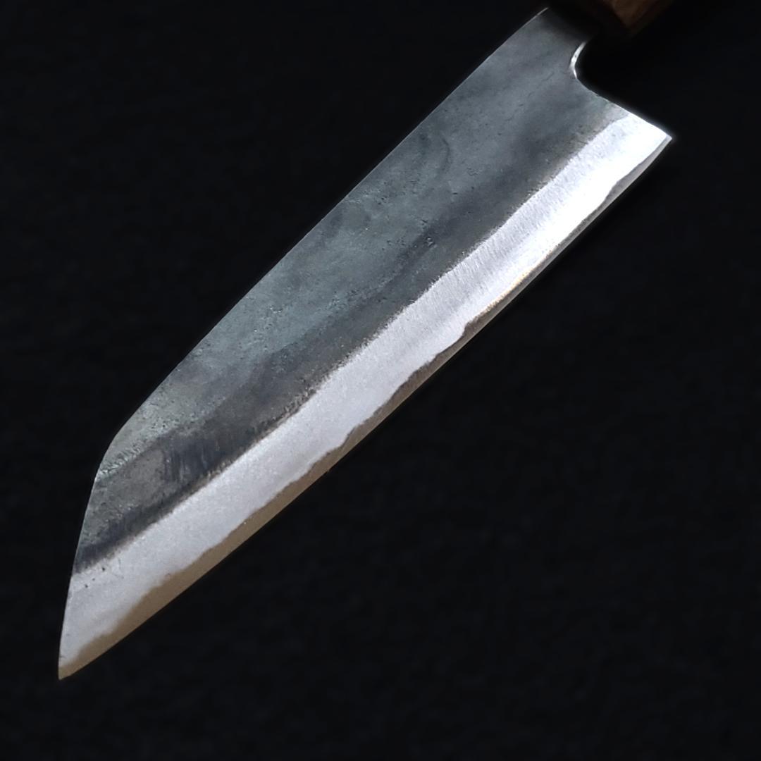 白紙1号 黒打 万能包丁 168㎜ G9401 ベリ柄 月光作 １点物