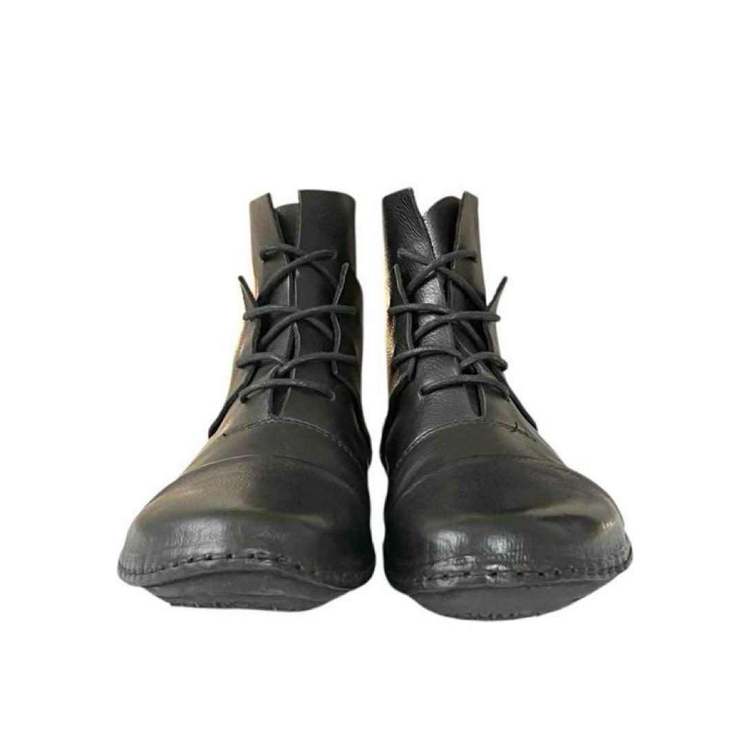 【極美品】◾️トリッペン◾️ショートブーツ◾️Bass◾️レースアップ◾️レザー◾️ブラック