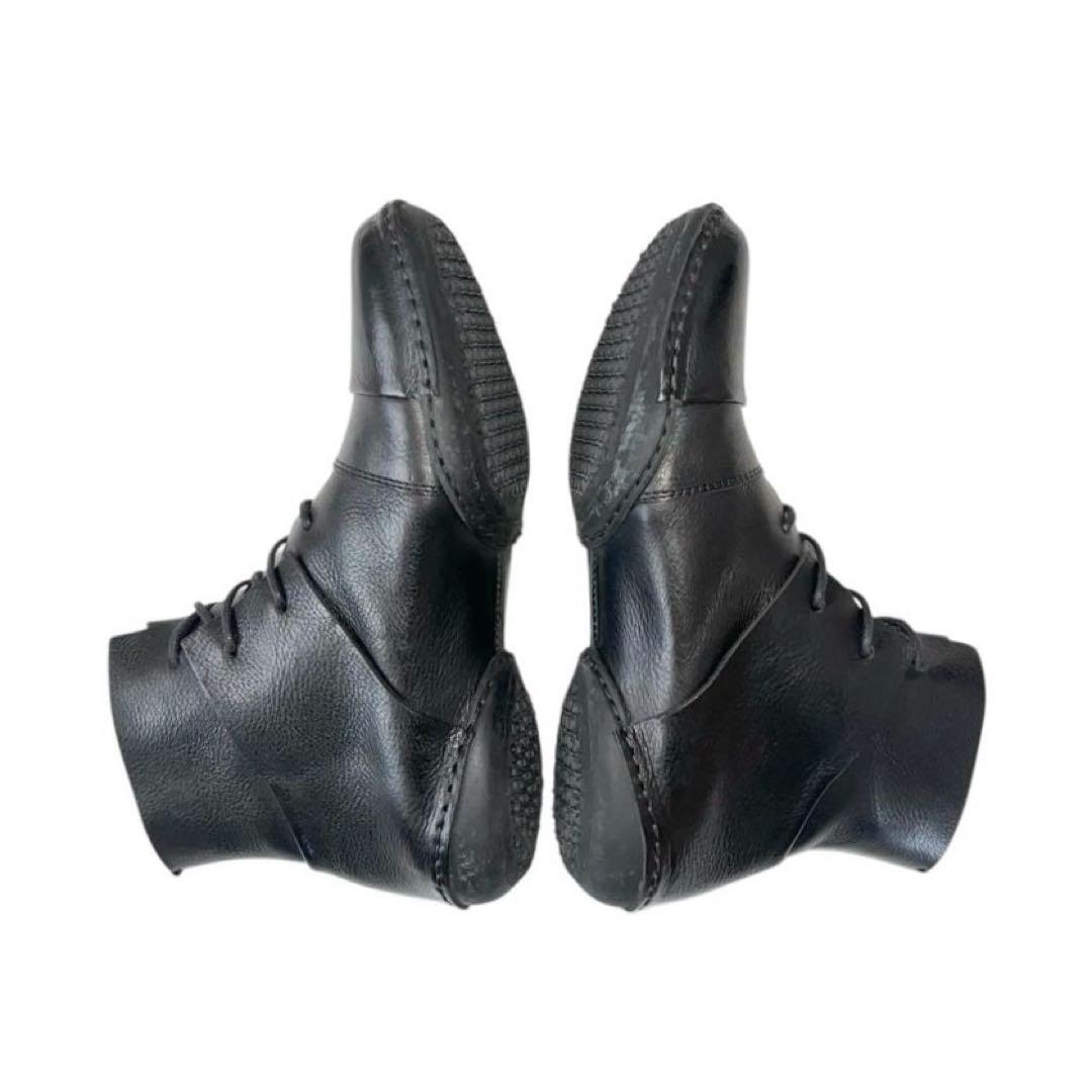 【極美品】◾️トリッペン◾️ショートブーツ◾️Bass◾️レースアップ◾️レザー◾️ブラック