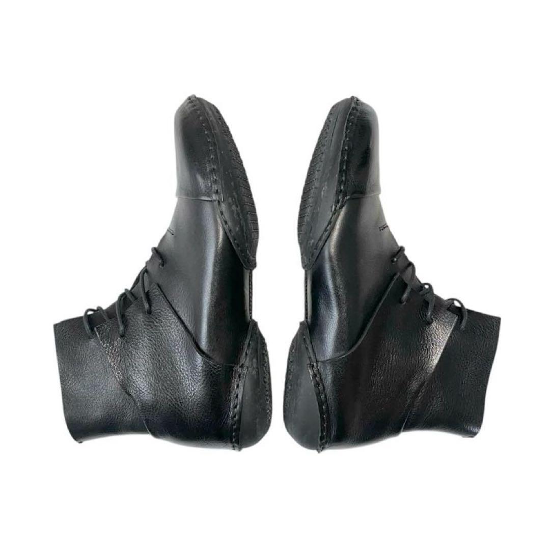 【極美品】◾️トリッペン◾️ショートブーツ◾️Bass◾️レースアップ◾️レザー◾️ブラック