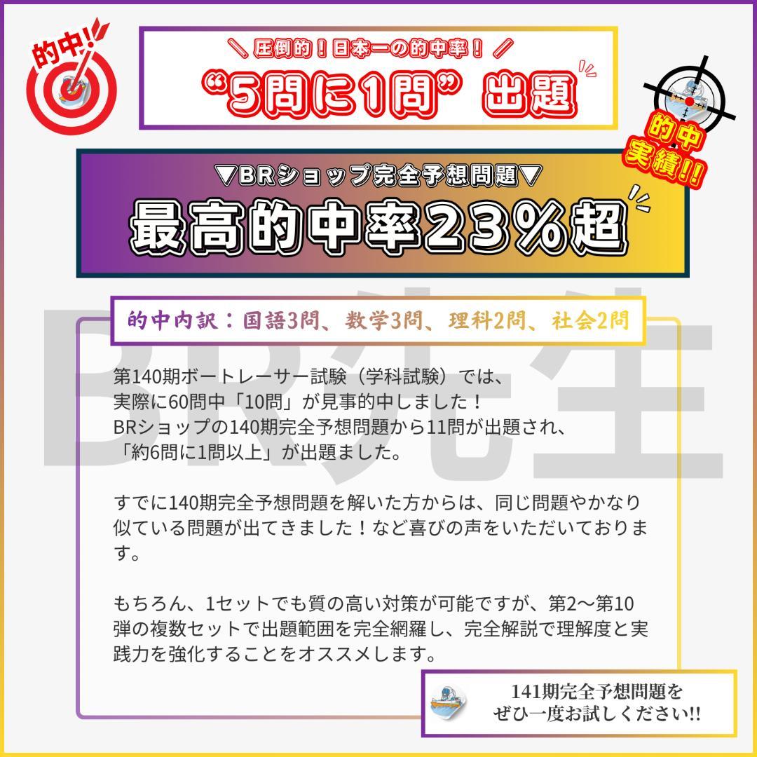 全600問）140期ボートレーサー試験完全予想問題第1-10弾［解答＆解説付］a