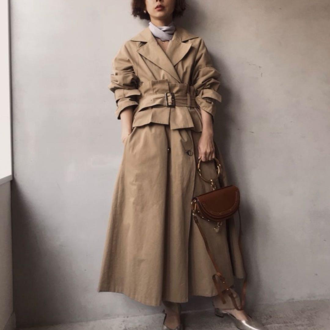 新品未使用 アメリCORSET REVERSIBLE TRENCH COAT
