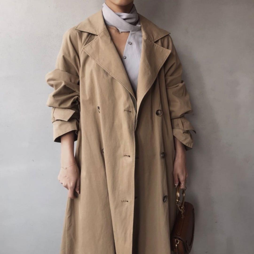 新品未使用 アメリCORSET REVERSIBLE TRENCH COAT
