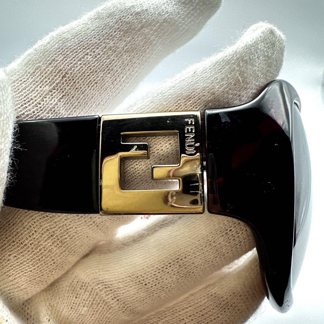 FENDI フェンディ べっこう サングラス ズッカモチーフ FF イタリア製