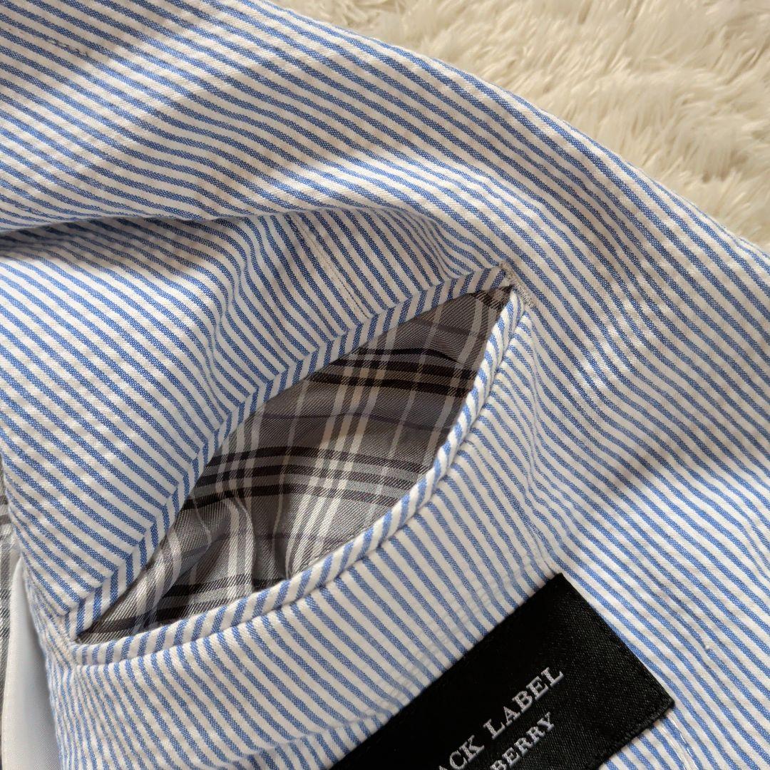 BURBERRY BLACKLABEL シアサッカーテーラードジャケット L