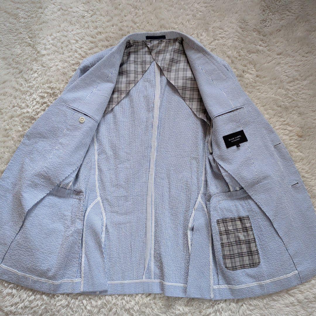 BURBERRY BLACKLABEL シアサッカーテーラードジャケット L