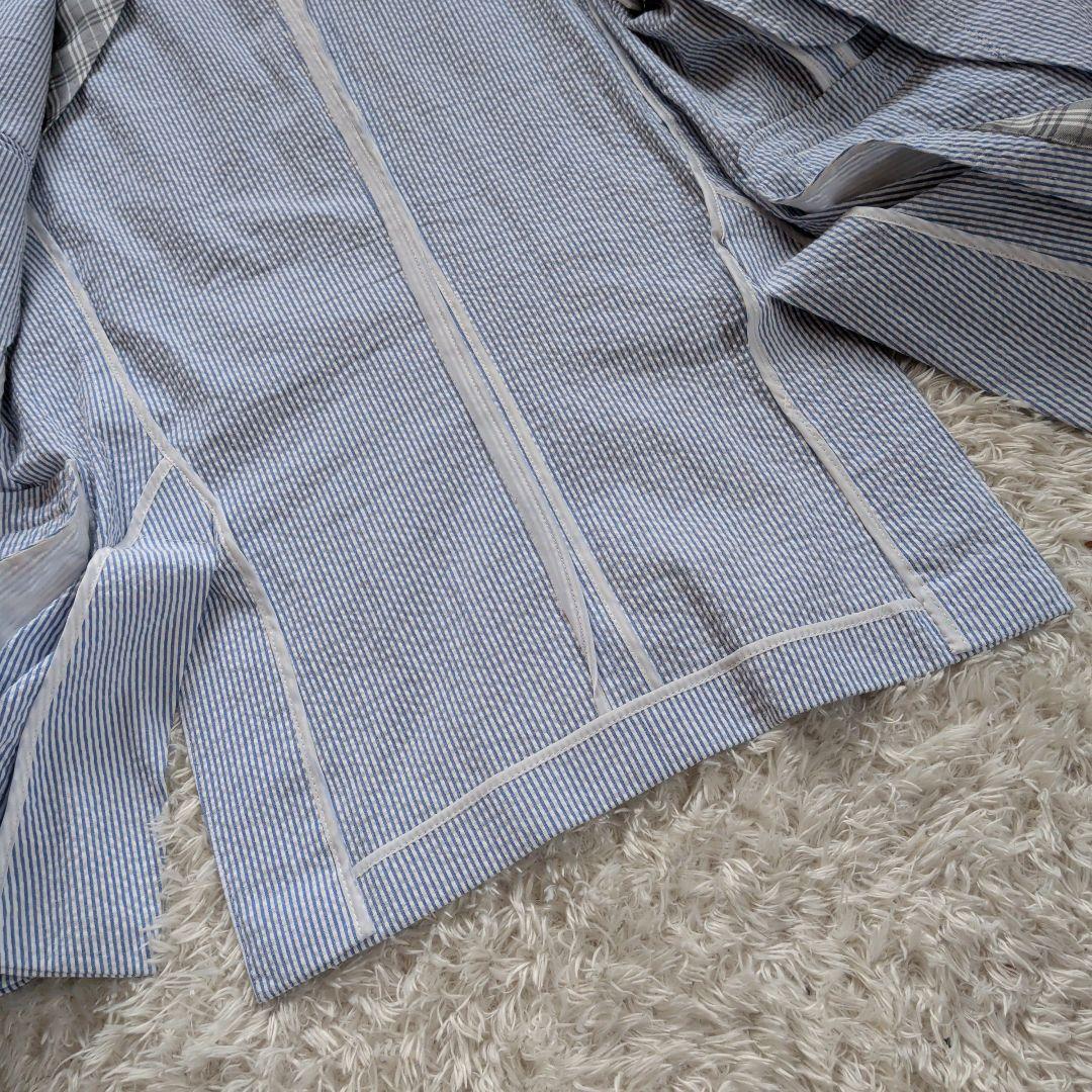 BURBERRY BLACKLABEL シアサッカーテーラードジャケット L