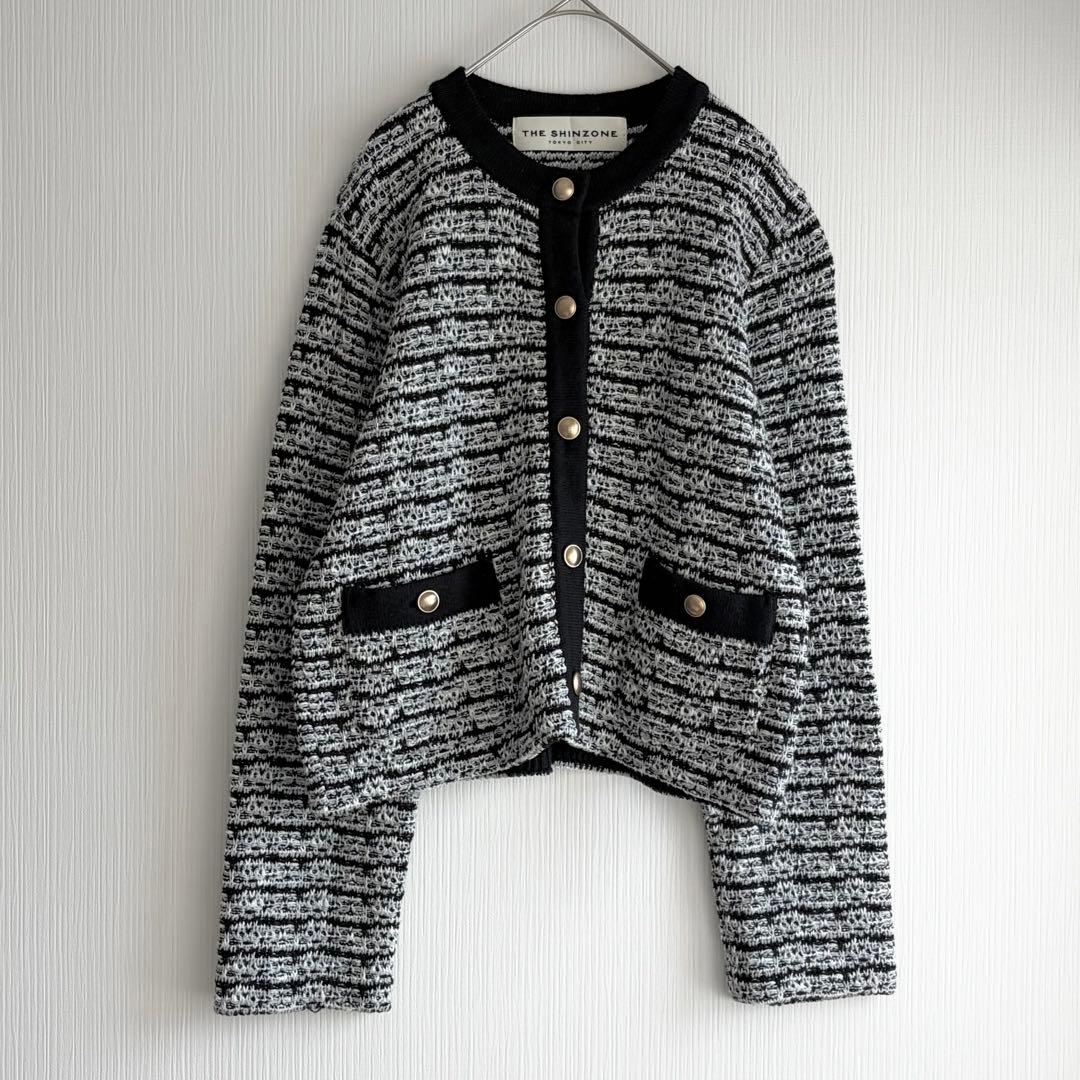 専用★THE SHINZONE TWEED KNIT CARDIGAN