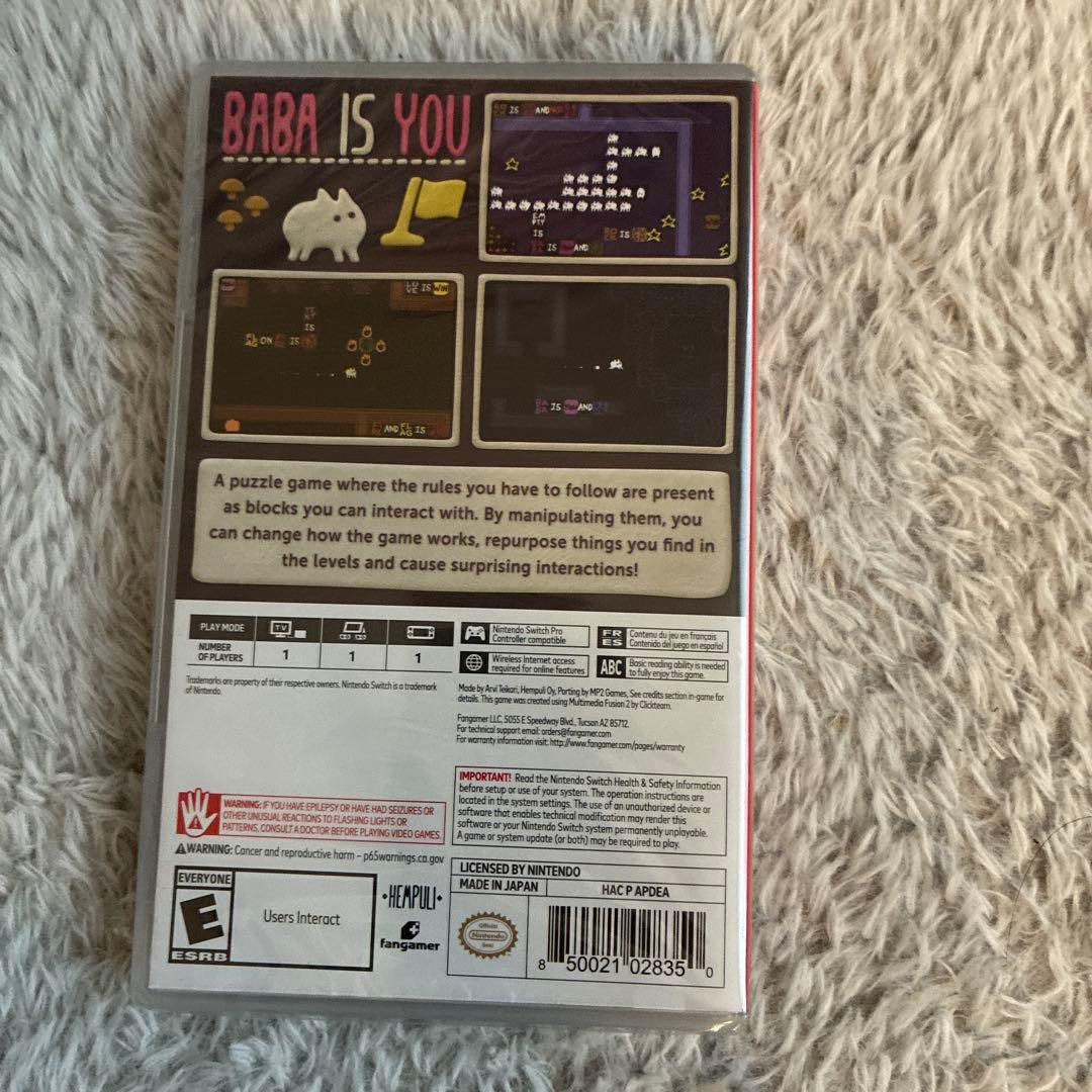 Nintendo Switch BABA IS YOU Nintendo Switch
