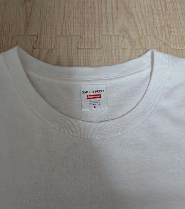 Supreme エミリオプッチ　 Tシャツ Lサイズ ホワイト