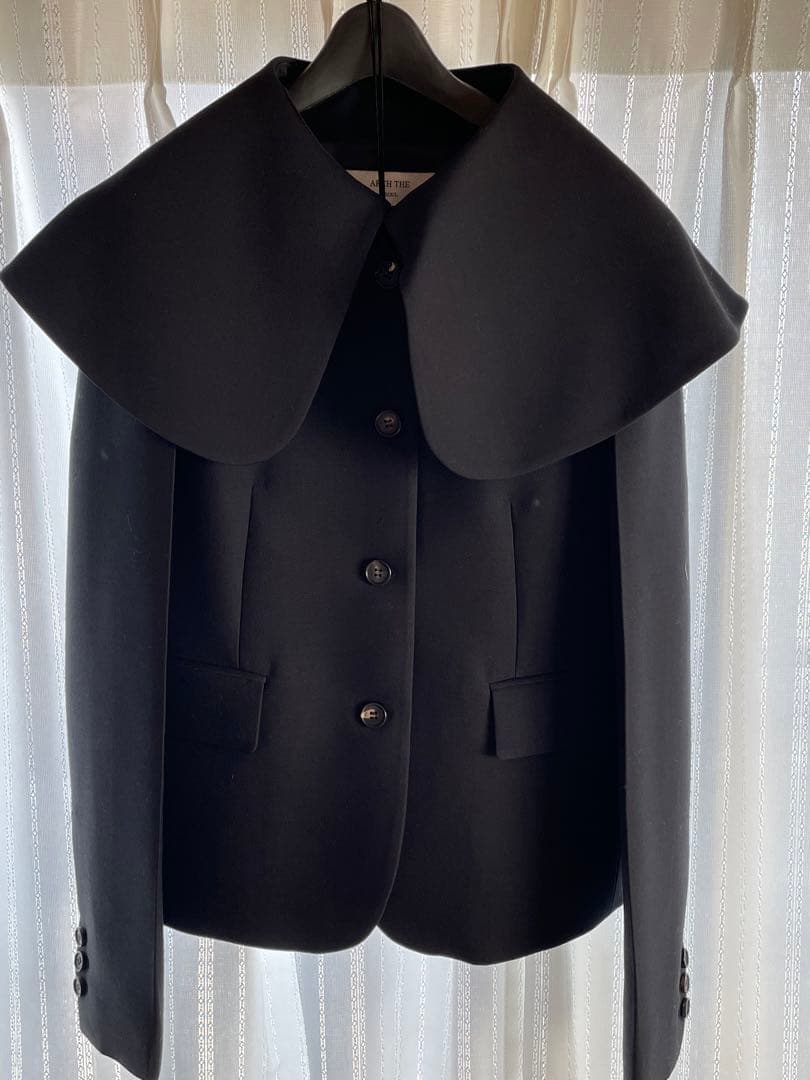 新品ACHE THEWide Collar Wool Silk Jacket