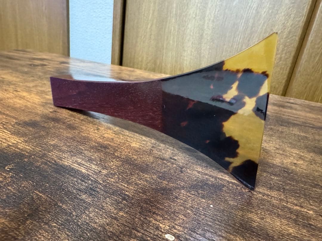 津軽三味線　本鼈甲撥　紅木
