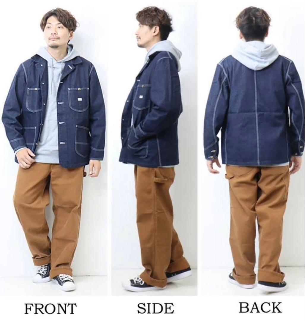 【値下げ中】LEE ロゴデニムジャケット　カバーオール