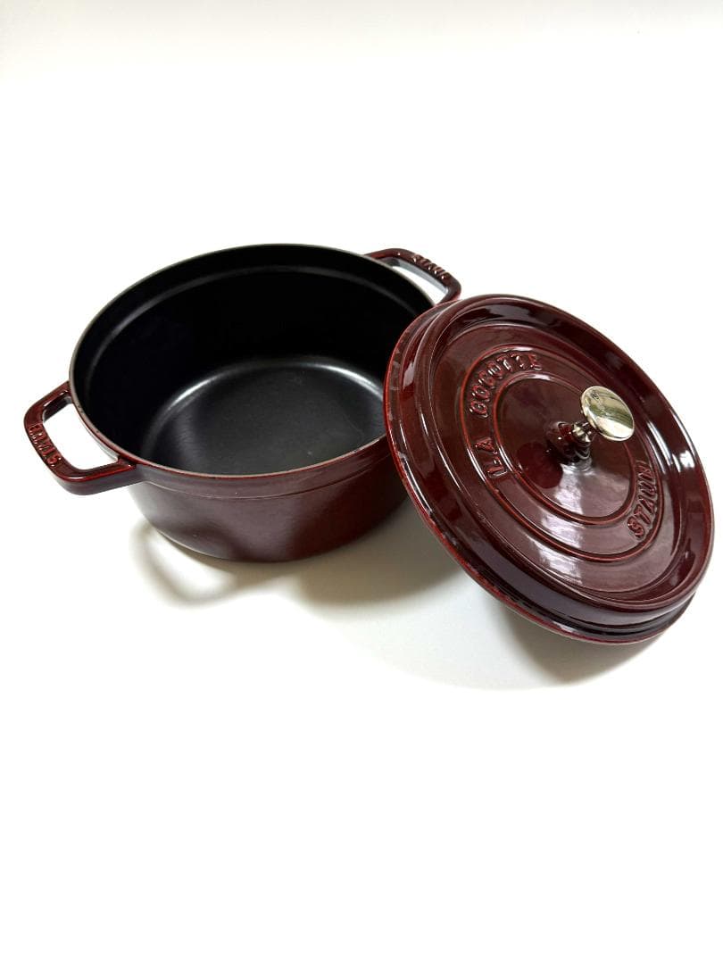 ストウブ ピコ・ココット ラウンド 24cm 【中古品】