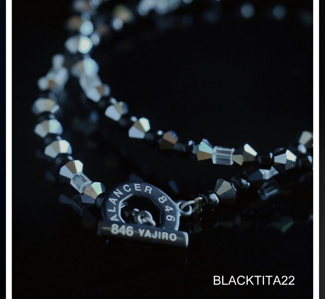 846 DEEP BALANCER 4シリーズネックレス シルバー＆ブラック