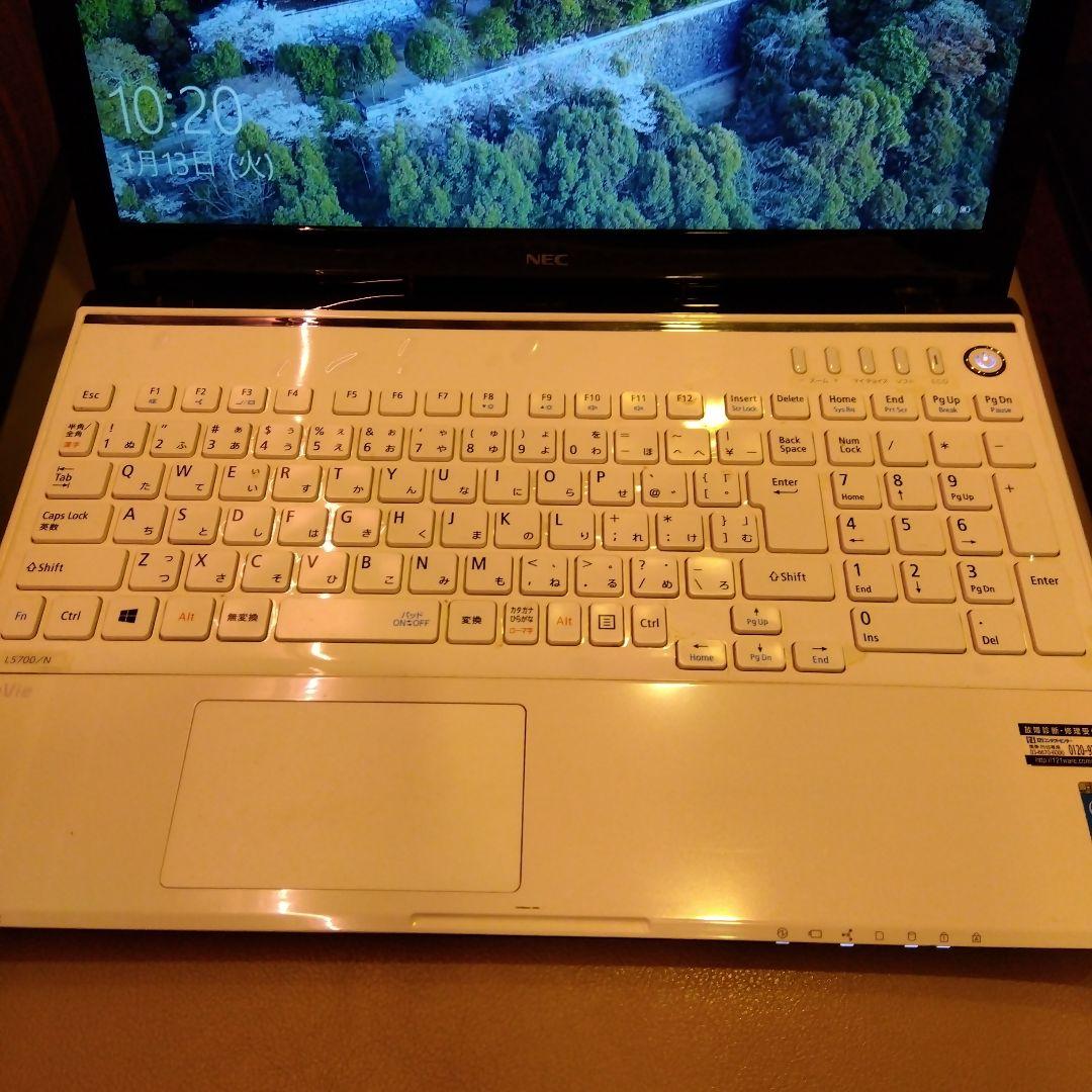 NEC/PC-LS700NSW/Core i7/ACアダプター付き/ジャンク