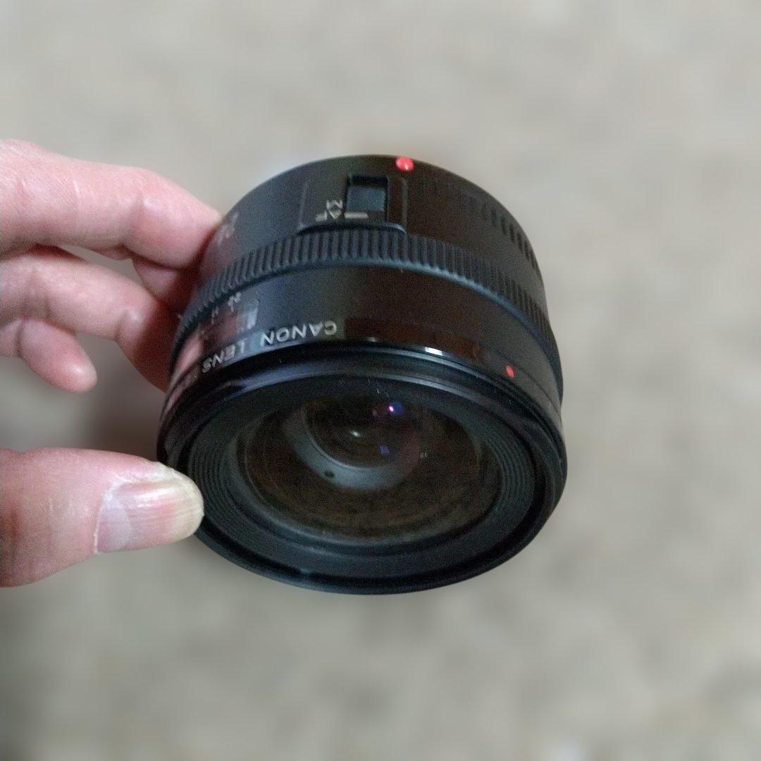 Canon LENS EF 24mm f/2.8 レンズ キャップ ケース付き