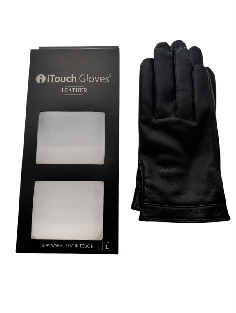 新品未使用 iTouch Gloves SOLID LEATHER Lサイズ