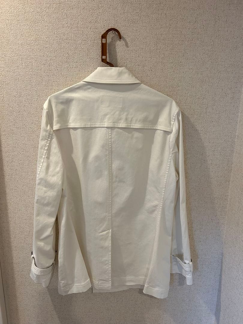 BURBERRY BLACK LABEL ホワイト トレンチコート L