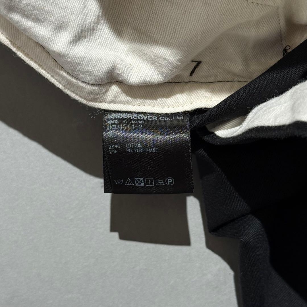 美品 UNDERCOVER 18SS 膝破れパンツ size3 BLACK