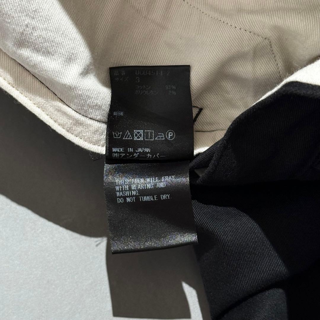 美品 UNDERCOVER 18SS 膝破れパンツ size3 BLACK