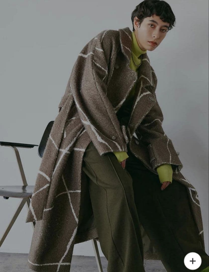 Ameri　LITTLE FLARE LINE ART LONG COAT