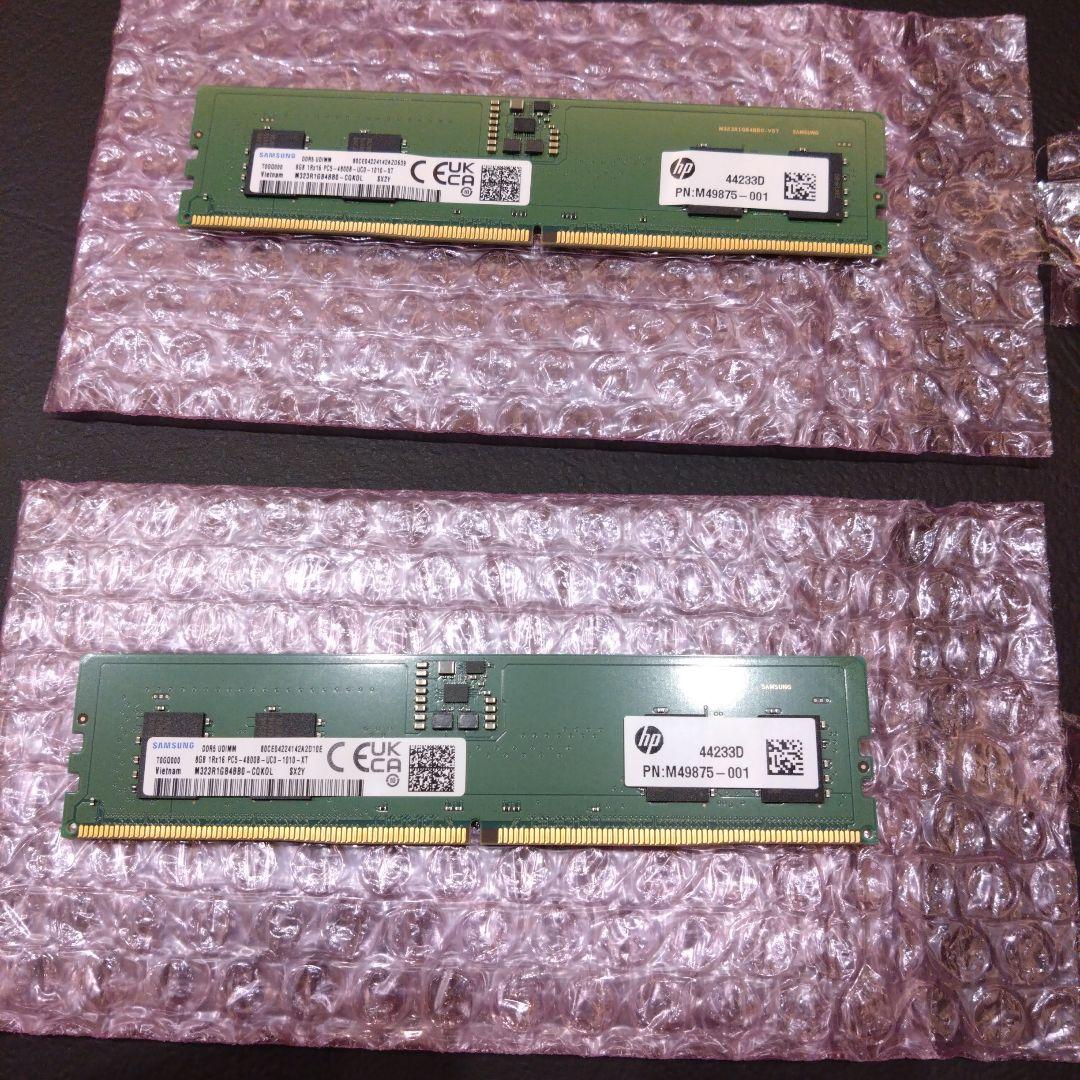 Ｙ*！様 DDR5 UDIMM Samsung 8GB PC5-4800 x 2