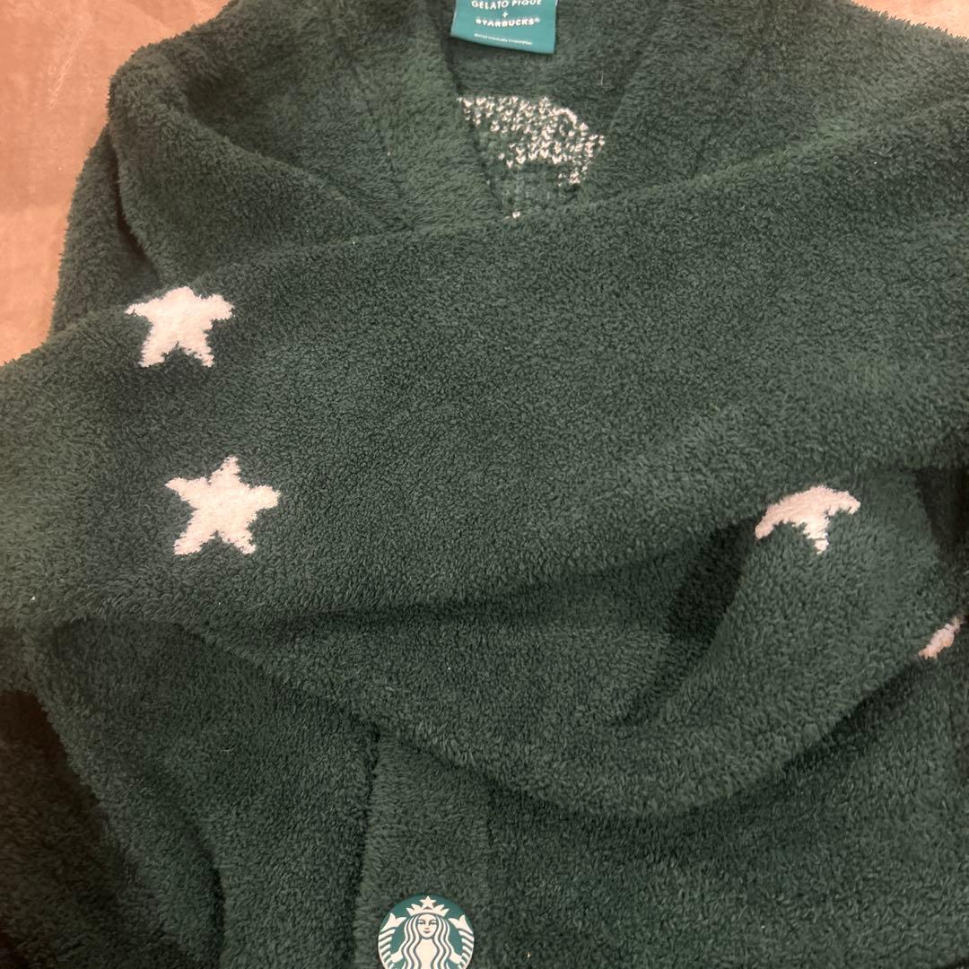 新品　ジェラートピケ　スタバコラボ　カーディガン