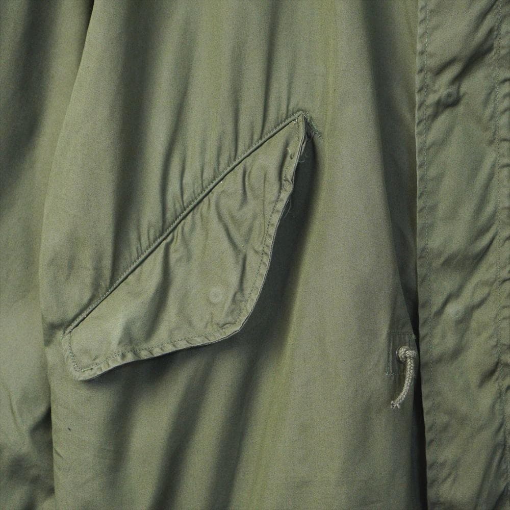 70s ビンテージ M-65 フィッシュテールコート ブラックジップ M
