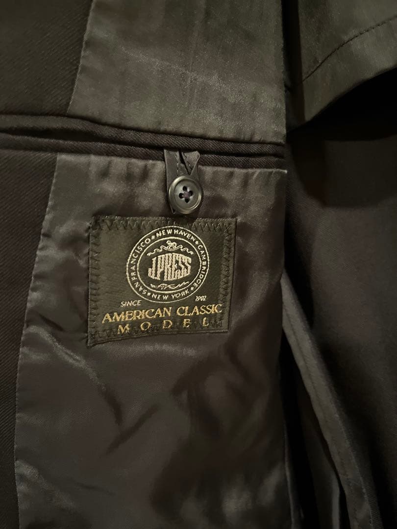 J.PRESS メンズ　紺ブレザー ウール100% 日本製 AB8