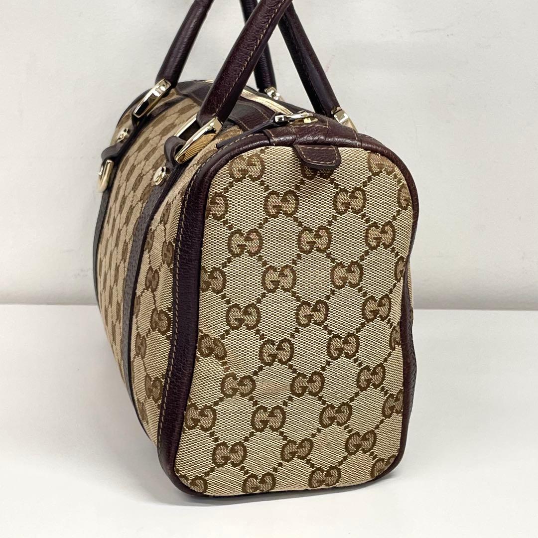 【TK】Gucci GGパターン キャンバス ミニ ボストンバッグ