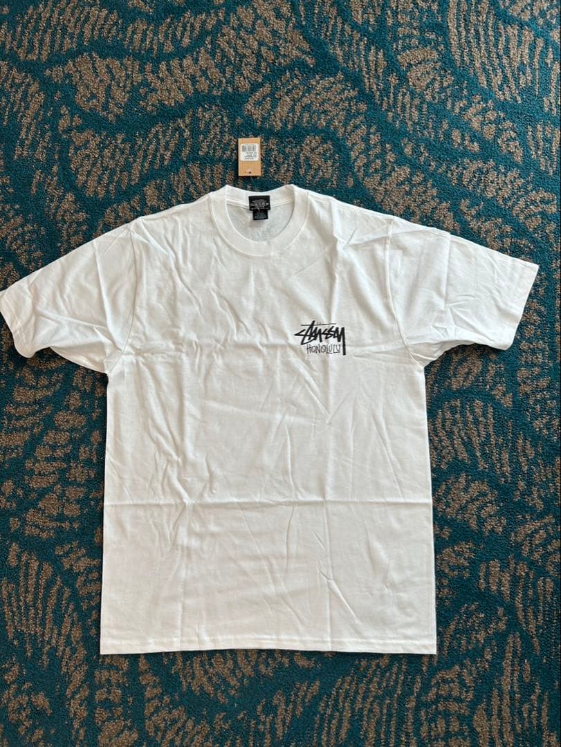 Stüssy HONOLULU 白Tシャツ　Lサイズ