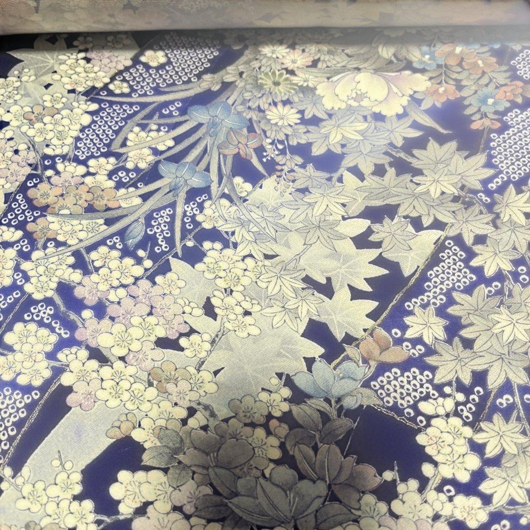 丹後ちりめん　正絹反物　振袖