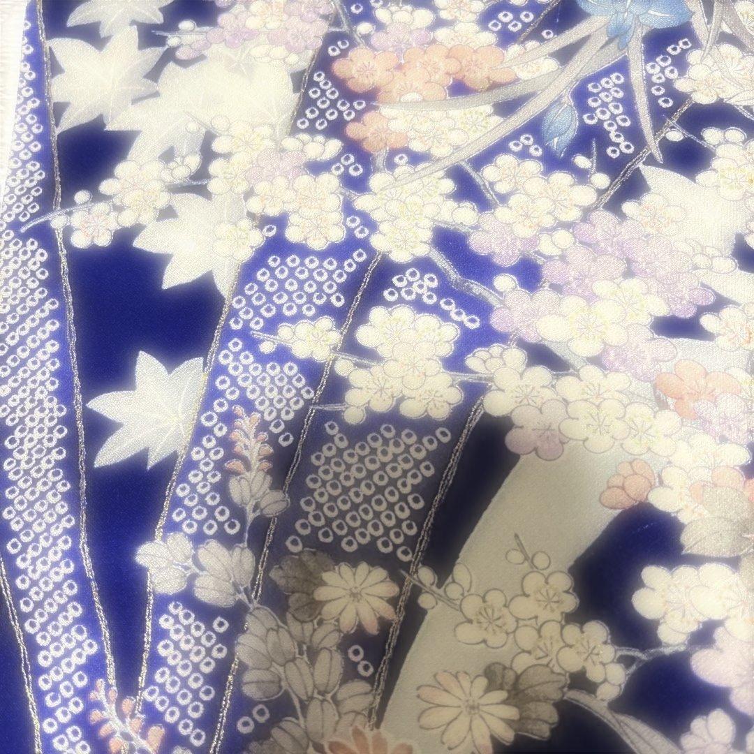 丹後ちりめん　正絹反物　振袖