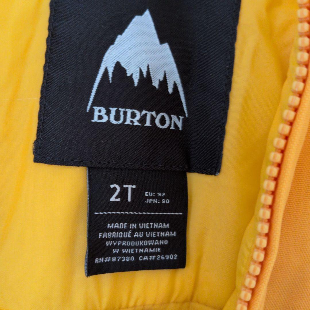 BURTON バートン 子ども用90cmスノーボードウェア スキーウェア上下