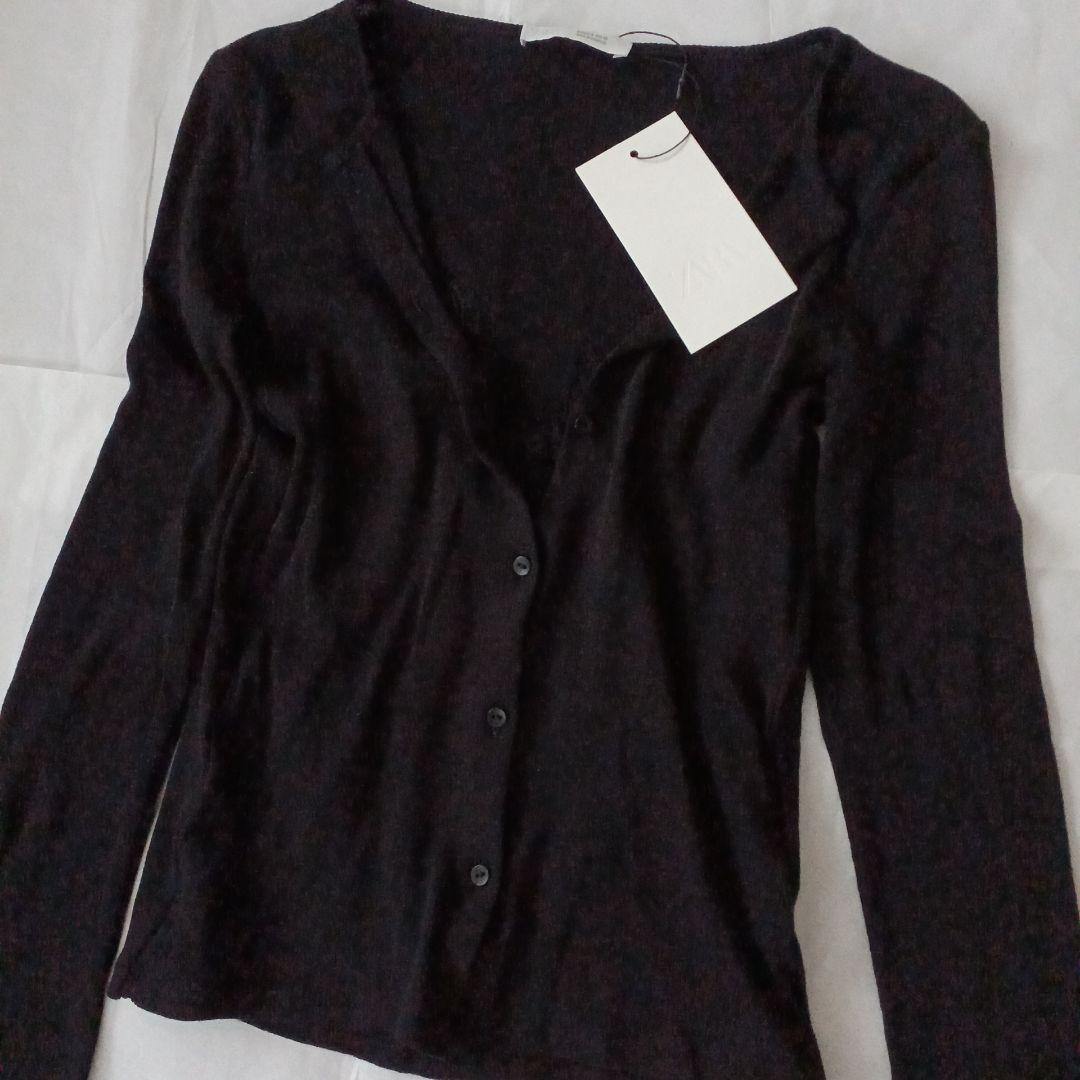 【最安値】ZARA コンビネーションレーストップジャケット S ブラック 完売品