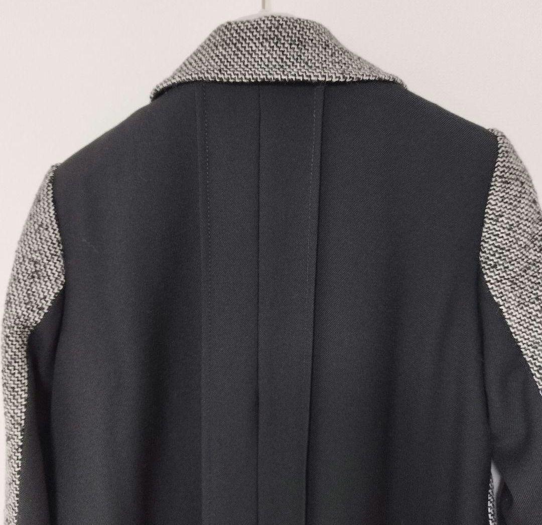 定価12万 EPOCA エポカ ロングコート シルク混 　ツイード グレー