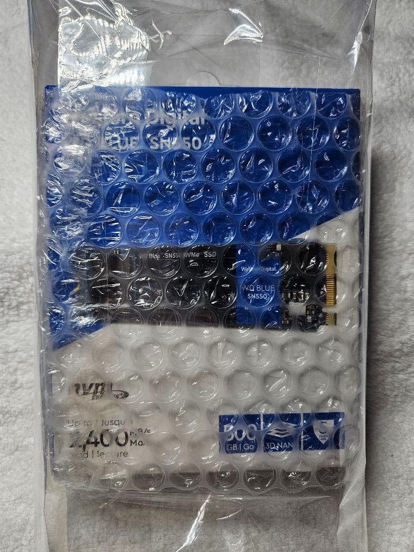 新品未使用未開封品 WD Blue SN550 NVMe SSD 500GB1箱