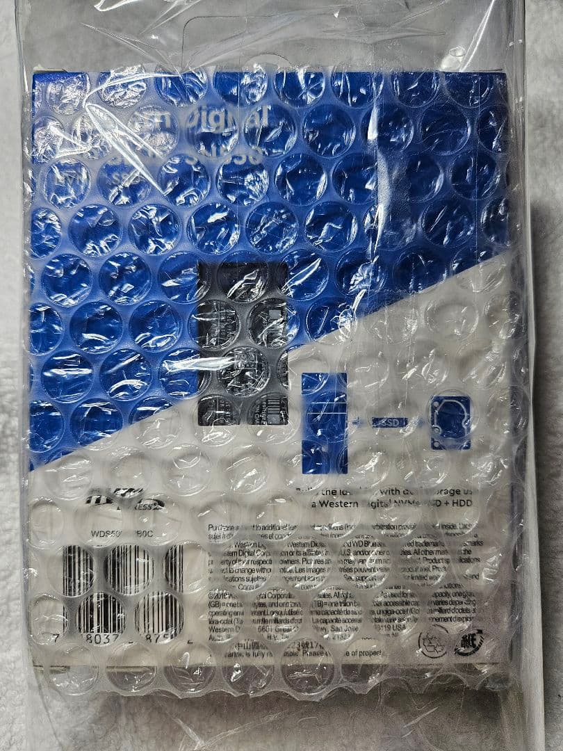 新品未使用未開封品 WD Blue SN550 NVMe SSD 500GB1箱