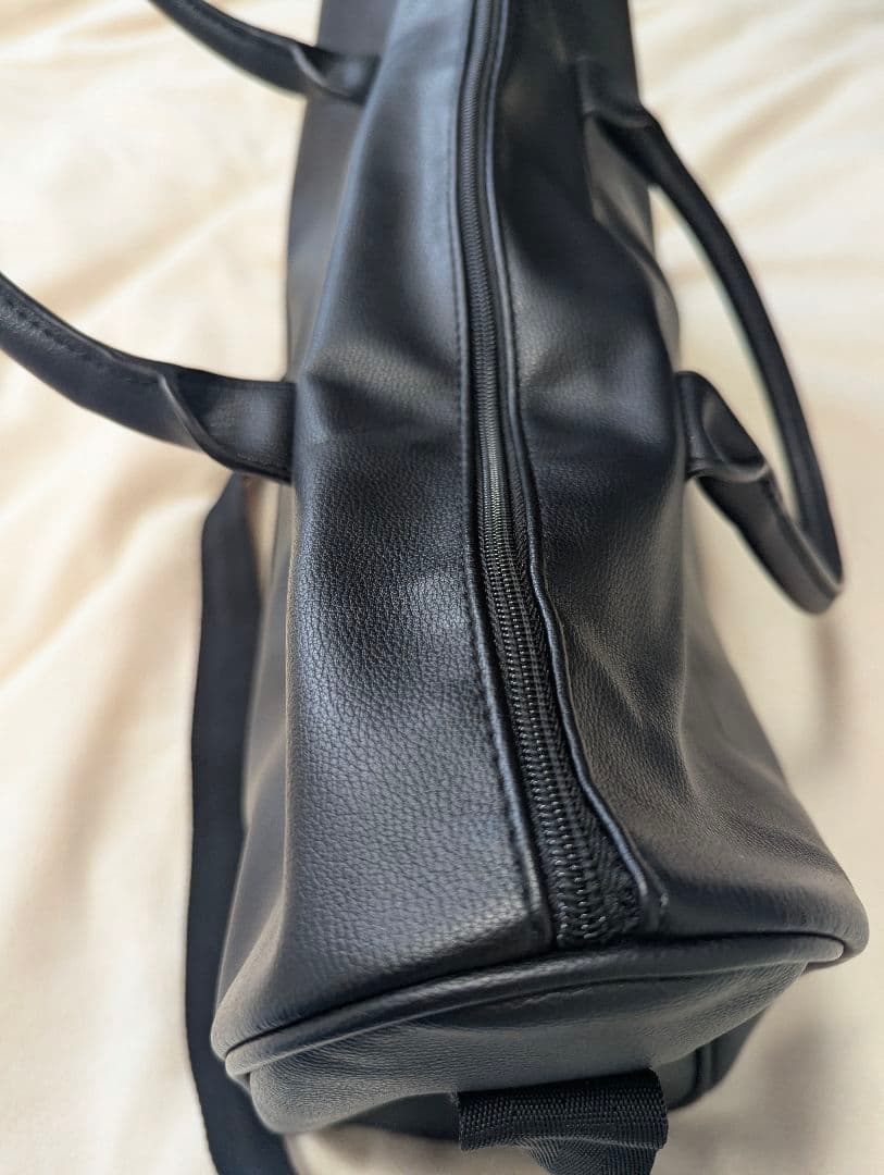✨極美品 大特価✨エルメネジルドゼニア レザー 2way ボストンバッグ 黒