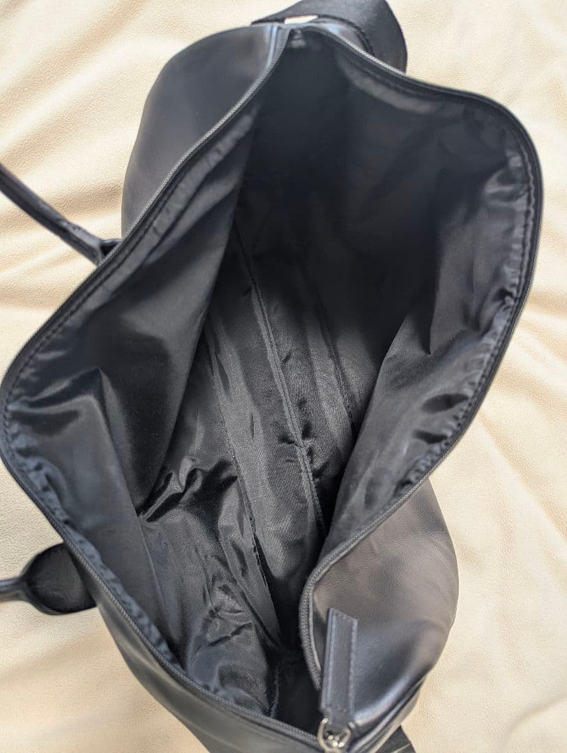 ✨極美品 大特価✨エルメネジルドゼニア レザー 2way ボストンバッグ 黒