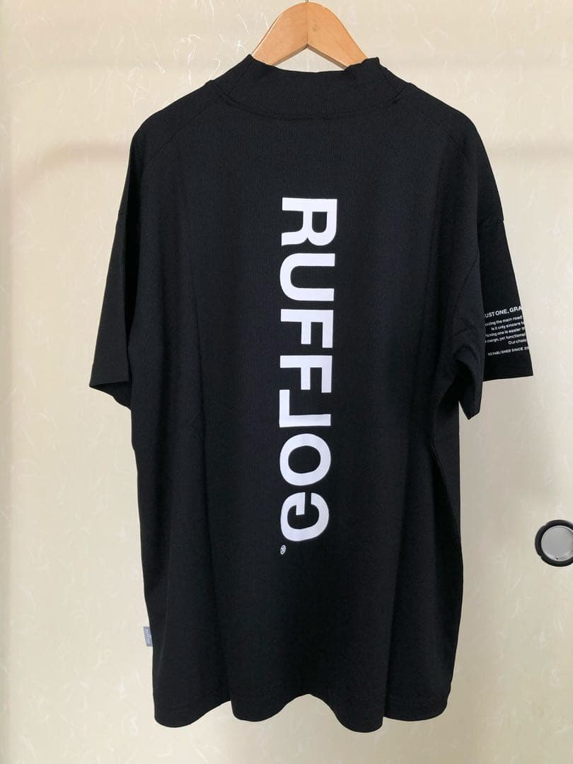 メンズウェア RUFFLOG VERTICAL LOGO MOCK NECK SHIRTS L