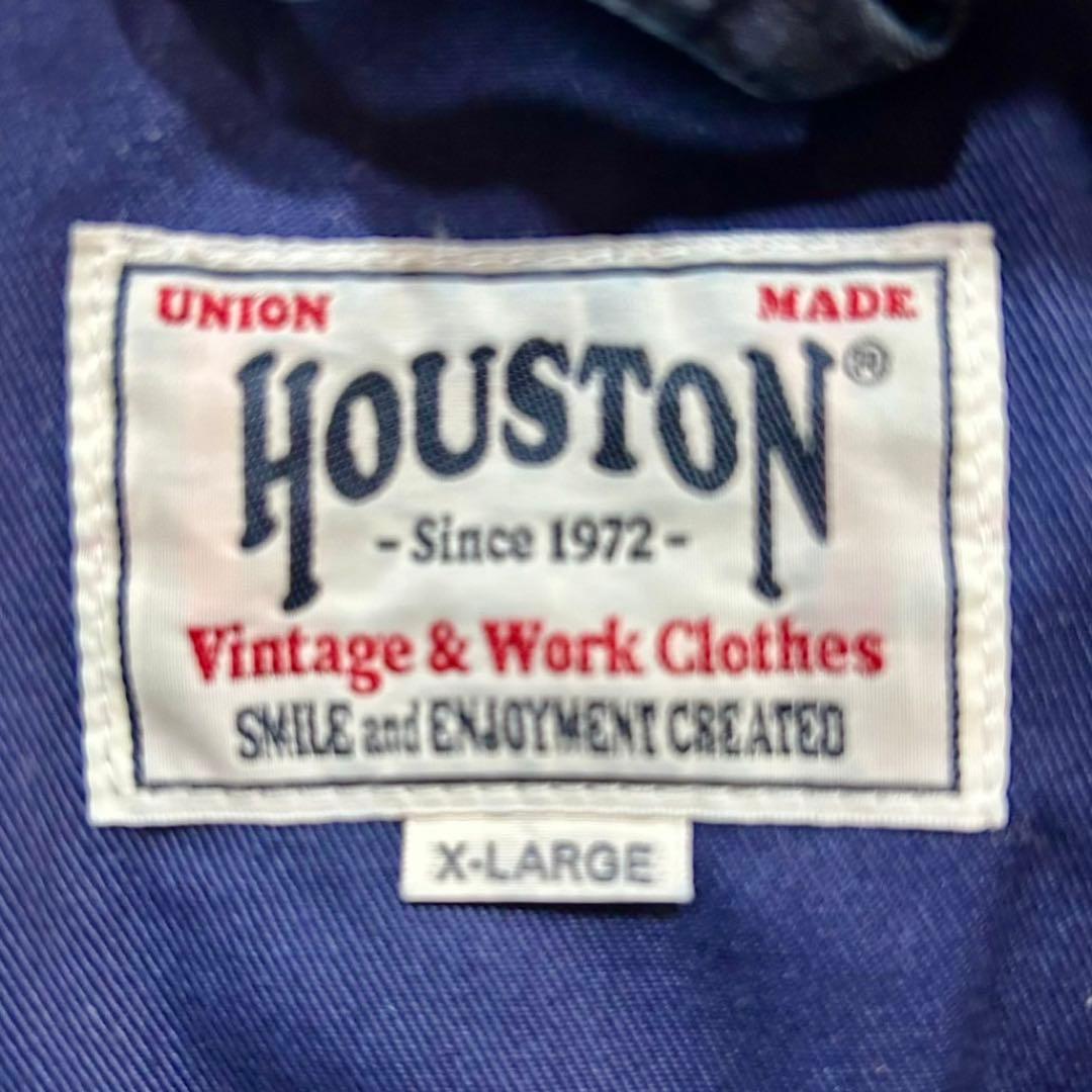 HOUSTON ヒューストン　デニムカバーオール　インディゴ　XL