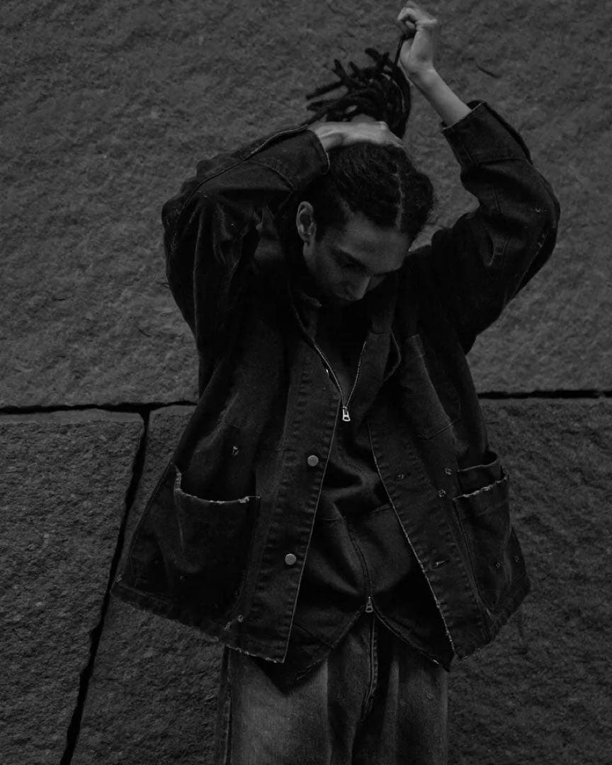 ancellm duck coverall WISM別注 ブラック
