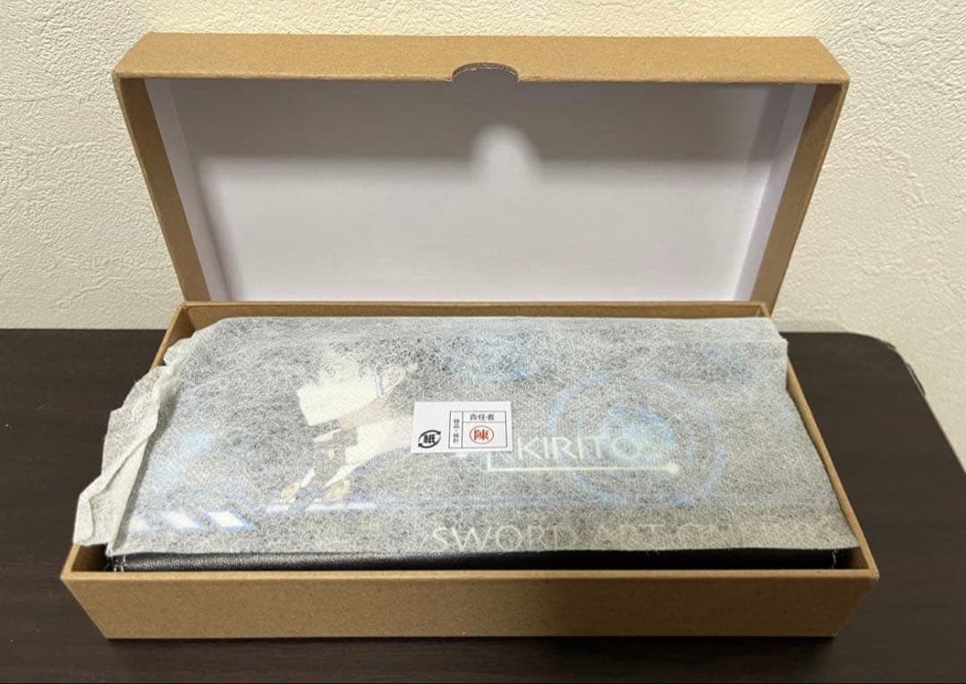 新品未使用 ソードアート・オンライン SAO ウォレット 本革長財布 キリト